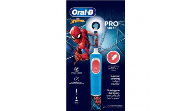 Braun Oral-B Vitality Pro 103 Kids Mix Frozen/Spiderman, Electric Toothbrush