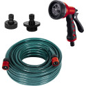 Einhell pump accessory set pressure side (OFP), 4-piece, hose (20 meters, with garden spray)