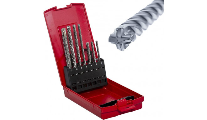 Fischer Hammer drill set Quattric II Set, SDS plus (5 pieces,  5-12mm)