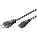 Goobay Kaltgerätekabel (Schweiz) black Cable 2 Meter