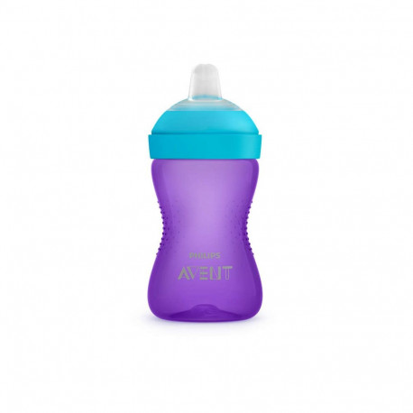 Philips Avent tilaotsikuga tass My Grippy SCF802/02 pehme tilaosaga 300ml 9M+, lilla