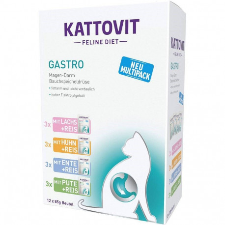 KATTOVIT Feline Diet Gastro - märg kassitoit - 12 x 85g