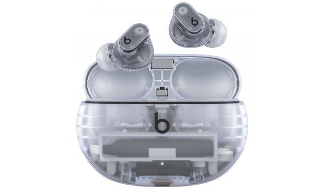 Beats wireless earbuds Studio Buds+, transparent