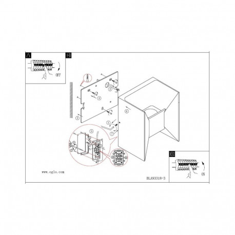 WALL LAMP MORINO 93319