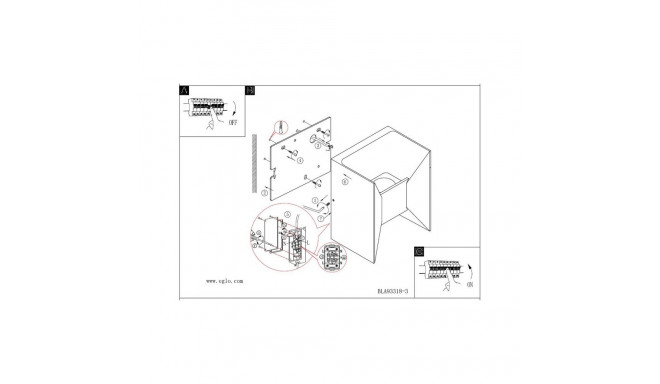 WALL LAMP MORINO 93319