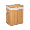 60L RECT BAMBOO LAUNDRY BASKET