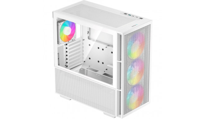 DeepCool CH560 WH, tower case (white, tempered glass)