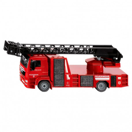 SUPER MAN Feuerwehr Drehleiter (rot)
