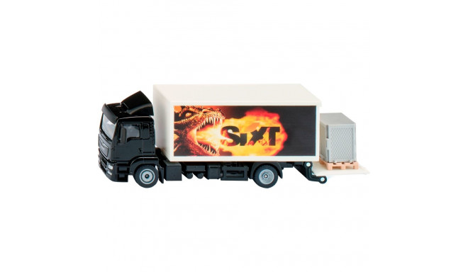 SIKU SUPER MAN truck with box body, model vehicle