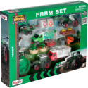 Maisto Mini Work Machines Fendt Super Farm Play Set, Model Vehicle (with Play Mat)