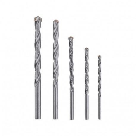 POWERBOX Bohrer-Satz, 15-teilig, 3 Kassetten (Ø 3 / 4 / 5 / 6 / 8 / 10mm, Metall, Holz, Stein)