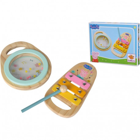 Peppa Pig puidust muusikakomplekt 2-osaline