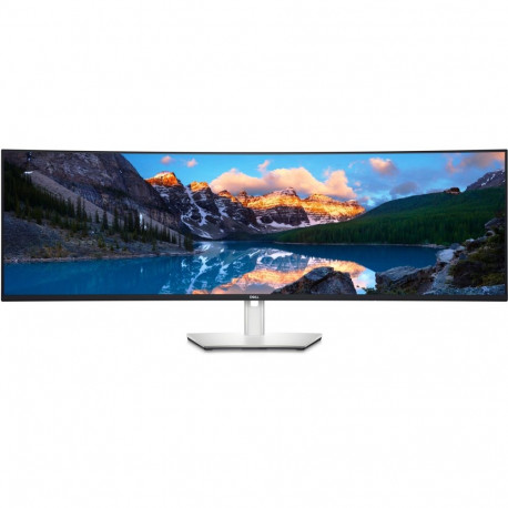 UltraSharp U4924DW (124.5 cm (49 Zoll), silber/schwarz, 5K Dual QHD, IPS, Curved, DisplayPort, HDMI)
