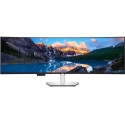 Dell UltraSharp U4924DW, LED monitor - 49 - silver/black, 5K Dual QHD, IPS, Curved, DisplayPort, HDM