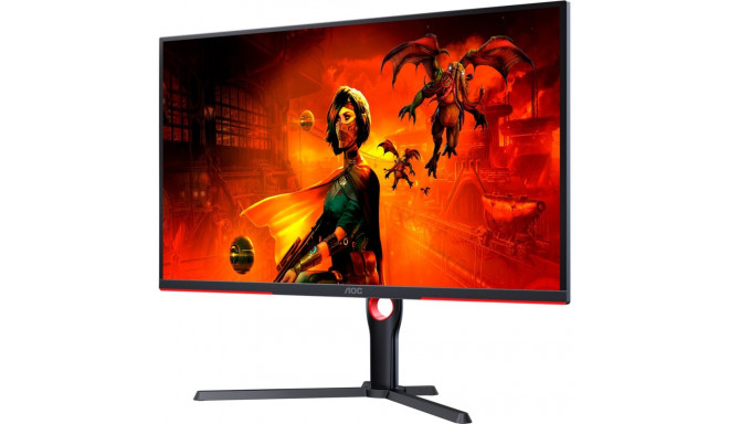 AOC AGON U32G3X/BK, gaming monitor - 32 - black/red, UltraHD/4K, IPS, 144Hz panel