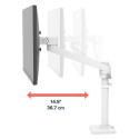 Ergotron NX monitor arm, monitor holder (white)