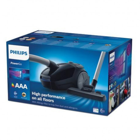 Dulkių siurblys Philips  Vacuum cleaner  PowerGo FC8241/09  Bagged  Power 750 W  Dust capacity
