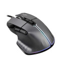 Foxxray WarEnd Gaming Mouse Wired, Black