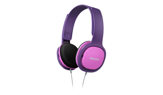 Philips SHK2000PK OnEar Kinder Kopfhörer pink