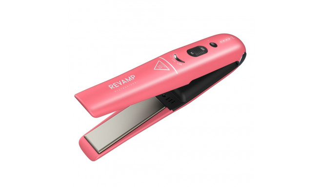 Revamp ST-1700PK-EB Progloss Liberate Cordless Ceramic Compact Hair Straightener Pink