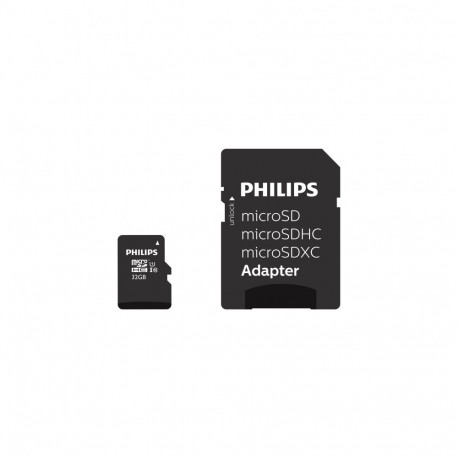Philips MicroSDHC 32GB class 10|UHS 1 + Adapter