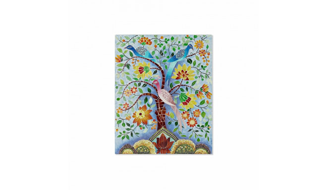 Kangas DKD Home Decor Mitmevärviline Puu 80 x 4 x 100 cm (1 Ühikut)