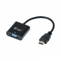 i-tec HDMI do VGA Adapter kablowy, FULL HD 1920x1080/60 Hz, 15 cm kabel, pozłacana końcówka HDMI