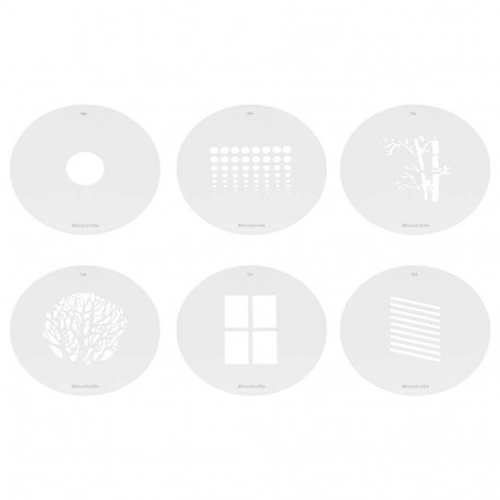 Quadralite Gobo Set 78mm for Nanlite