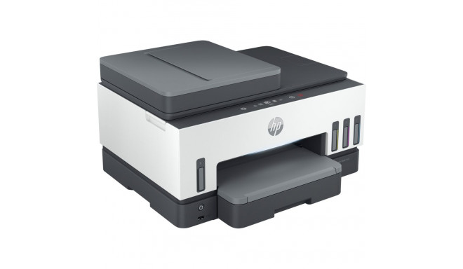 HP Smart Tank 7605, multifunction printer (grey/white, USB, LAN, WLAN, Bluetooth)