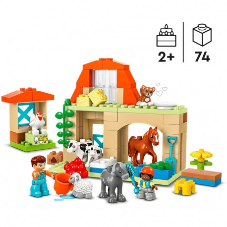 LEGO 10416 DUPLO Farm Animal Care Construction Toy