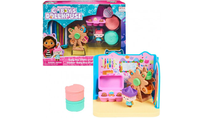 Spin Master Gabby's Dollhouse Deluxe Room - Craft-a-riffic Room, Backdrop