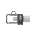 SanDisk Ultra Dual m3.0 USB flash drive 32 GB USB Type-A / Micro-USB 3.2 Gen 1 (3.1 Gen 1) Black, Si