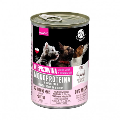 PET REPUBLIC Monoprotein sealiha märg koeratoit 400g