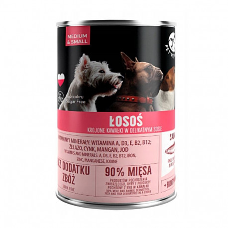 PET REPUBLIC Adult Medium & Small Salmon - wet dog food - 400g