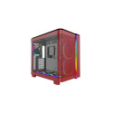 Montech KING 95 PRO Midi-Tower, Tempered Glass, ARGB - red