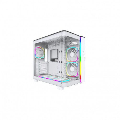 Montech KING 95 PRO midi-tower, karastatud klaas, ARGB - valge