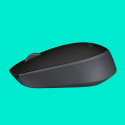 Logitech B170 optische USB-Maus kabellos schwarz