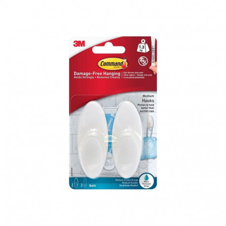 vannitoa konks COMMAND BATH18UKN 2 tk