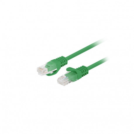 PATCHCORD CAT.5E UTP 0.5M GREEN FLUKE PASSED LANBERG