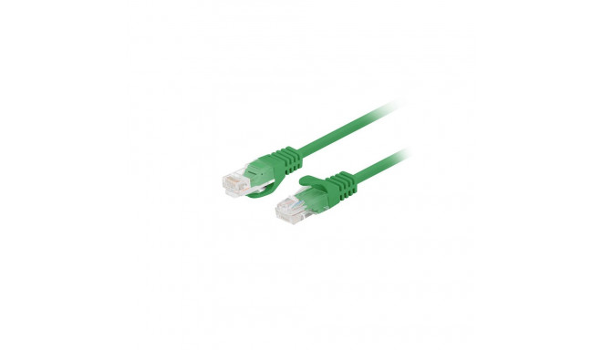 PATCHCORD CAT.5E UTP 0.5M GREEN FLUKE PASSED LANBERG
