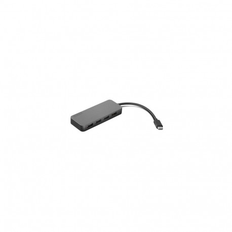 Lenovo 4X90X21427 interface hub USB 3.2 Gen 2 (3.1 Gen 2) Type-C 20000 Mbit/s Grey