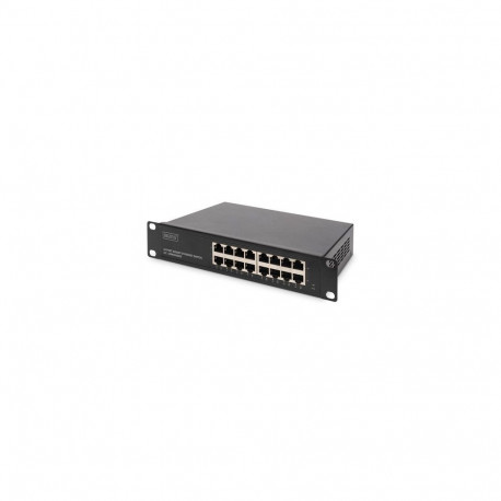 Digitus 16-portine gigabit lüliti, 10-tolline, haldamata