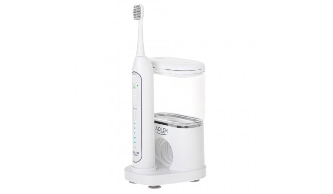 Adler | 2-in-1 Water Flossing Sonic Brush | AD 2180w | Rechargeable | For adults | Number of brush h