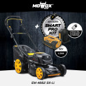 MoWox | 62V Excel Series Cordless Lawnmower | EM 4662 SX-Li | Mowing Area 750 m² | 4000 mAh | Batter