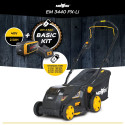 MoWox | 40V Comfort Series Cordless Lawnmower | EM 3440 PX-Li | Mowing Area 200 m² | 2500 mAh | Batt