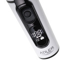 Adler | Hair Clipper with LCD Display | AD 2839 | Cordless | Number of length steps 6 | White/Black