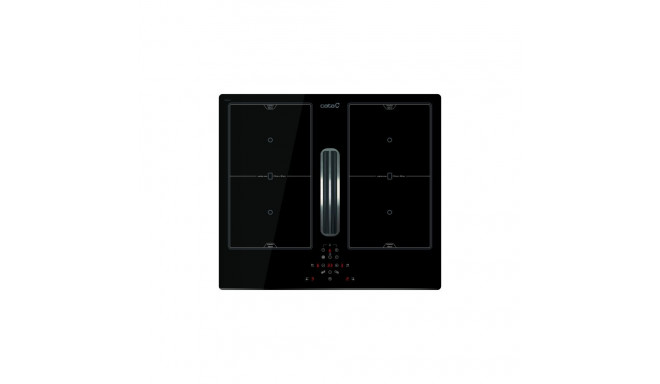 Black | Touch | 4 | CATA | AS 600 | Induction hob with built-in hood