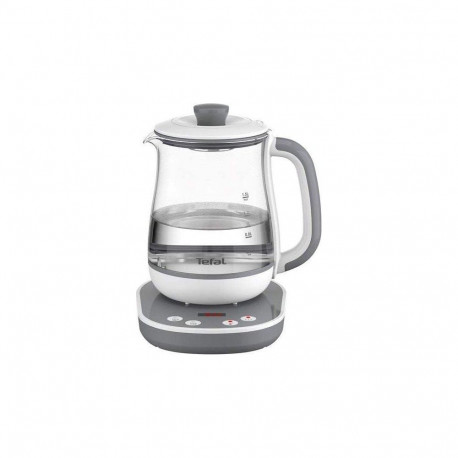 TEFAL Tastea BJ551B10 teekann 1400 W 1.5 L klaas 360° pöörlev alus hall/valge