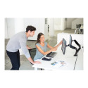 Fellowes arm for 2 monitors -  Platinum black | Fellowes