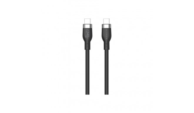 Hyper | 2M Silikoon 240W USB-C Laadimiskaabel | USB-C to USB-C